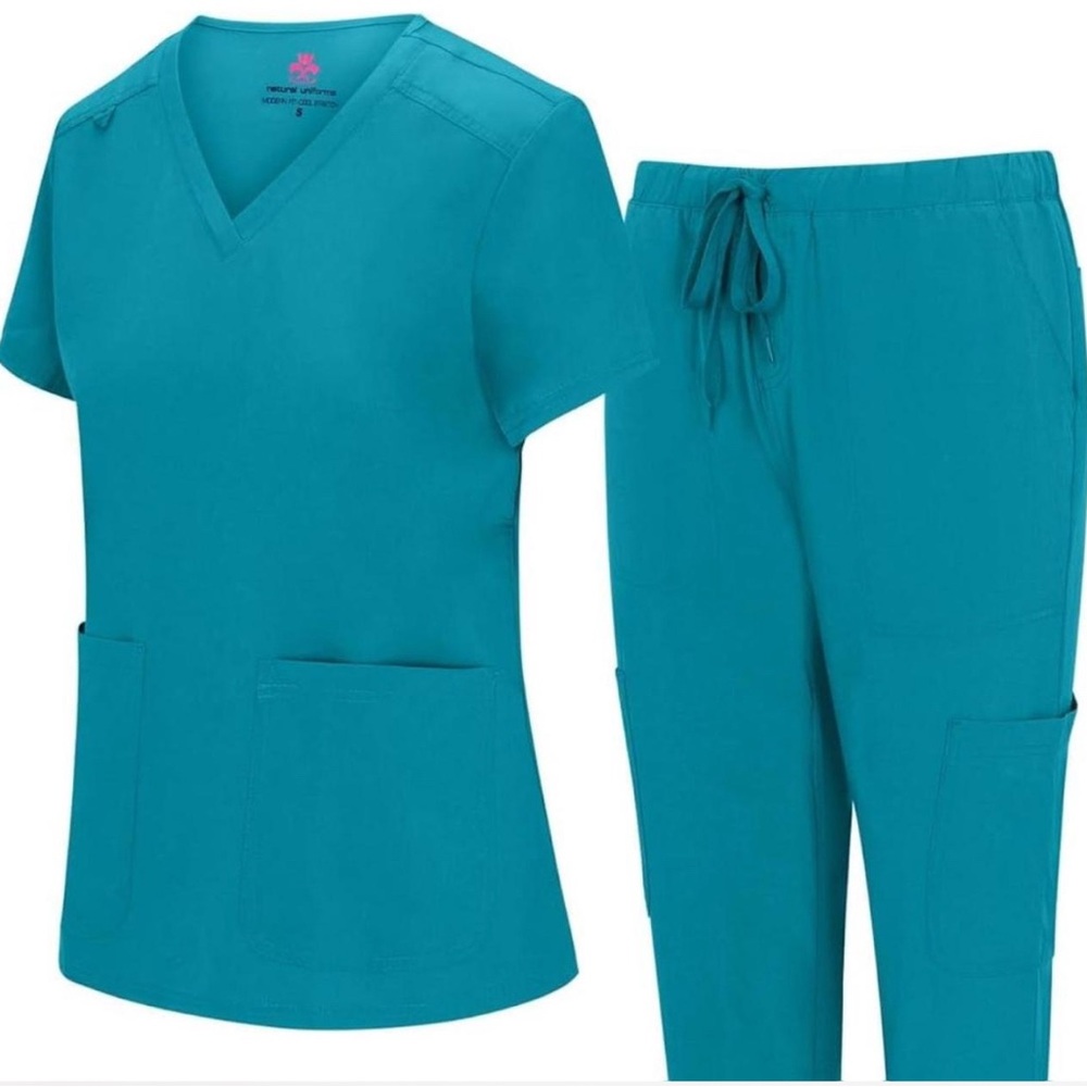 Teal Scrub Set